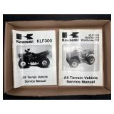 (2) KAWASAKI ATV SERVICE MANUALS