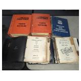 EARLY FORD IMPLEMENT PARTS LISTS - LARGE GROUP