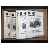 (5) KAWASAKI MULE 3010 SERVICE & PREP MANUALS