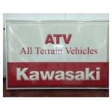 Dualite Kawasaki ATV Sign, 72x48x6 Inches