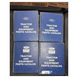 (4) NEW HOLLAND/FORD TRACTOR PARTS CATALOGS