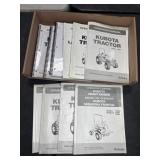 (10) KUBOTA TRACTOR OPERATOR'S MANUALS