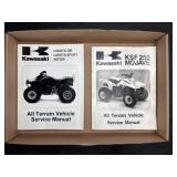 (2) KAWASAKI ATV SERVICE MANUALS