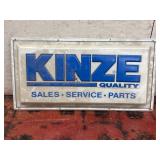 Kinze Quality Advertising Sign, 50´´x26´´