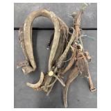 Leather Horse Collar with Harness Components