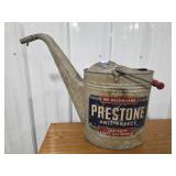PRESTONE ANTI-FREEZE GALVANIZED GARAGE CAN
