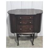 SEWING CABINET WITH CONTENTS