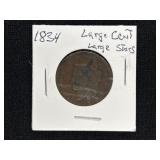 1834 US LARGE CENT