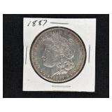 1887 MORGAN SILVER DOLLAR