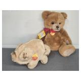 STEIFF PIG & TEDDY BEAR