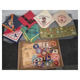 BOY SCOUT PATCHES AND NECKERCHIEFS