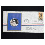 STERLING SILVER POSTMASTER MEDAL  (.8 TROY OZ)