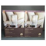 2 ALLEN & ROTH  CLOVIS CRYSTAL ACCENT LAMPS