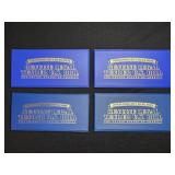 (4) $2 COLORIZED BILLS