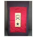 VINTAGE MILITARY BLUE STAR SERVICE BANNER