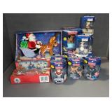 CHRISTMAS RUDOLPH ORNAMENTS AND FIGURINES