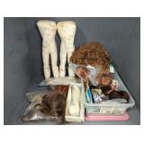 VINTAGE DOLL WIGS