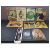 COLLECTION OF NEW METAL ADVERTISING SIGNS