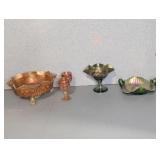 COLLECTION OF CARNIVAL GLASS