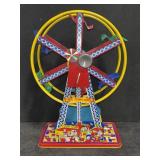 OHIO ART "THE GIANT RIDE" TIN LITHO FERRIS WHEEL