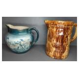 BENNINGTON & BUFFALO POTTERY PITCHER JUGS