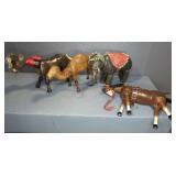 ANTIQUE SCHOENHUT WOODEN CIRCUS ANIMALS