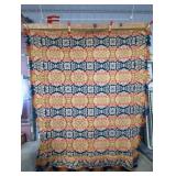 ANTIQUE HAND WOVEN COVERLETTE