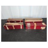 4 VINTAGE R&T TRAIN CARS W/ BOXES