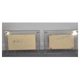 YOGI BERRA & BILLY MARTIN AUTOGRAPHS