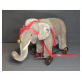 STEIFF ELEPHANT ON WHEELS