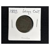1833 US LARGE CENT