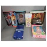 BARBIE DOLLS ,TOY STORY, JAMES DEAN DOLLS