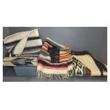 (3) VINTAGE MEXICAN WOVEN RUGS