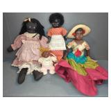 ASST. PORCELAIN, CLOTH & PLASTIC DOLLS