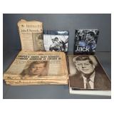 JFK BOOK, MAGAZINES, NEWSPAPERS