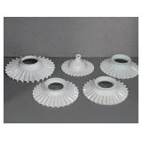 MILK GLASS LAMP SHADES