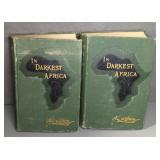"IN DARKEST AFRICA," HENRY M. STANLEY, 2 VOL. SET