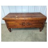 FOOTED CEDAR CHEST