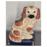 VINTAGE FITZ & FLOYD "STAFFORDSHIRE" STYLE SPANIEL
