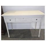 ANTIQUE WRITING TABLE W/3 DRAWERS