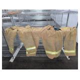 3 RETIRED FIREMANS PANTS (2 ARE TURN OUT)