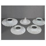 MILK GLASS LAMP SHADES