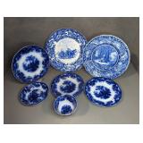 ANTIQUE FLO BLUE DISHES