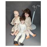 GERMAN BISQUE DOLLS