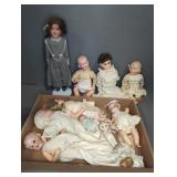 BISQUE DOLLS  (10)