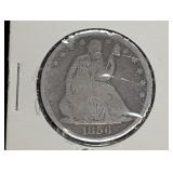1856 SEATED LIBERTY HALF DOLLAR