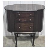 SEWING CABINET WITH CONTENTS