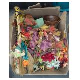 FAUX FLOWERS AND WREATHS