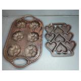 CAST IRON BAKING MOLDS