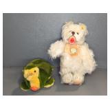 STEIFF TEDDY BEAR AND TURTLE